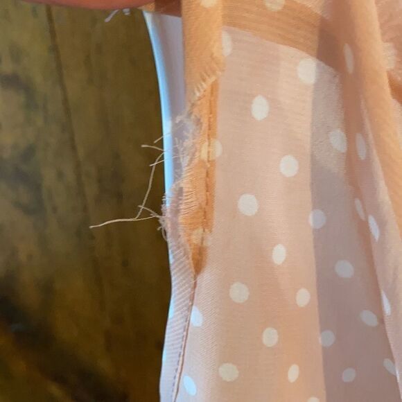 FREE Pink Polka Dot and Lace Tank size M - Picture 3 of 4
